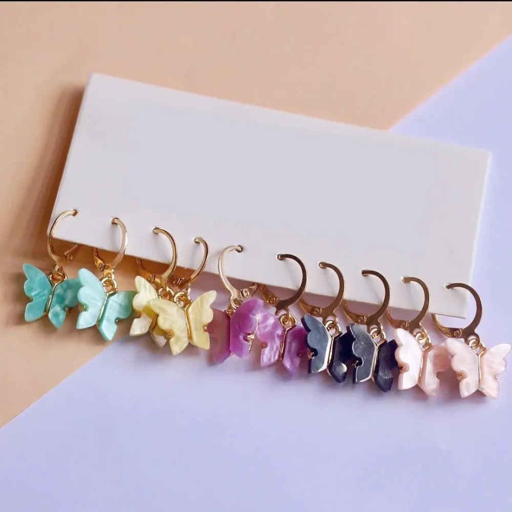 5 pairs Butterfly Earing Set