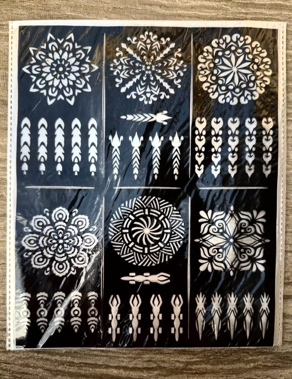 Mehndi Sticker Sheet 4